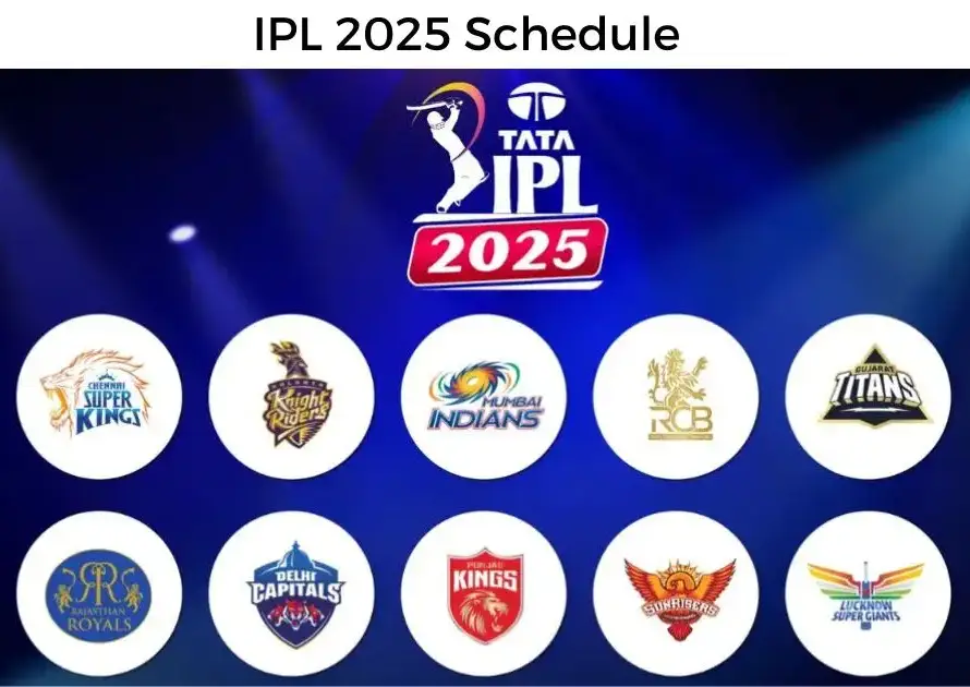 IPL 2025 SCHEDULE