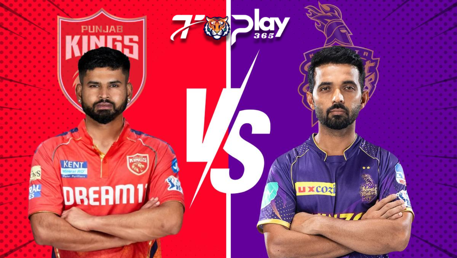 Punjab Kings vs Kolkata Knight Riders match preview for April 26, 2025, featuring key players from both teams, highlighted by Tiger Betting App for live match updates and betting tips.